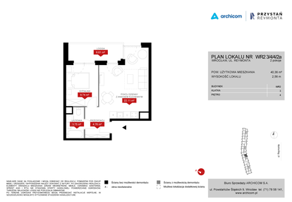 Mieszkanie w inwestycji: Przystań Reymonta