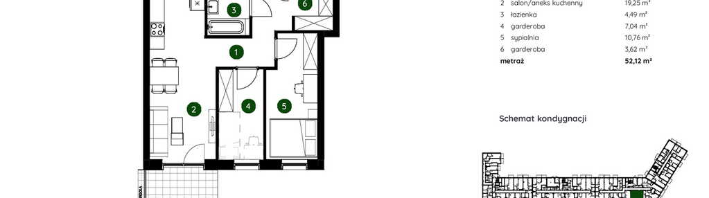 Mieszkanie w inwestycji: Murapol GreenCity bud. 1
