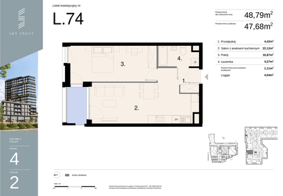 Mieszkanie w inwestycji: Sky Trust etap II - Apartamenty inwestycyjne