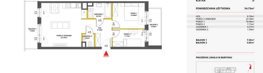 Mieszkanie w inwestycji: Metro Art 7