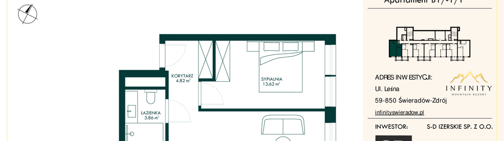 Mieszkanie w inwestycji: Infinity Mountain Resort etap 2