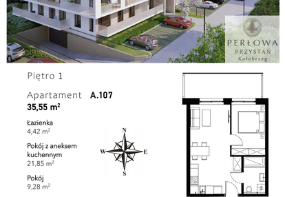 Mieszkanie w inwestycji: Perłowa Przystań - Kołobrzeg - etap II