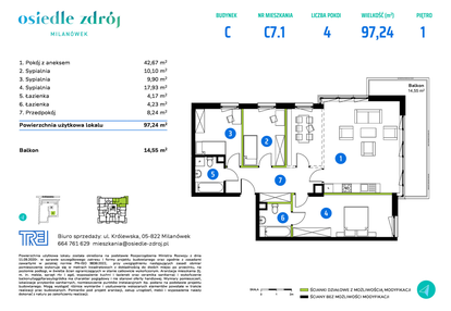 Mieszkanie w inwestycji: Osiedle Zdrój