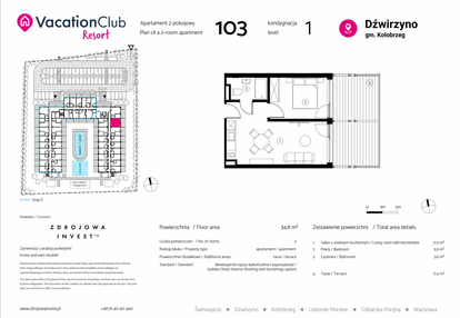 Mieszkanie w inwestycji: VacationClub Resort