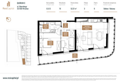 Mieszkanie w inwestycji: Quorum Apartments