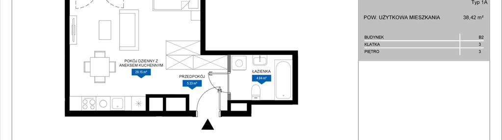 Mieszkanie w inwestycji: Flow - bud. B2 A i bud. B2 B