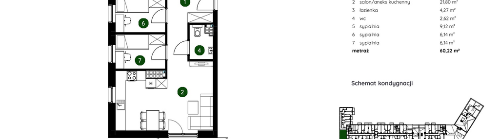 Mieszkanie w inwestycji: Murapol GreenCity bud. 1
