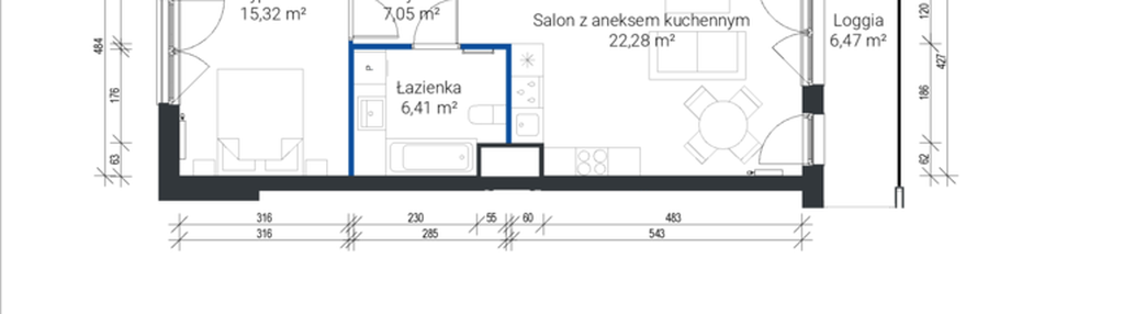 Mieszkanie w inwestycji: Nowe Zabłocie