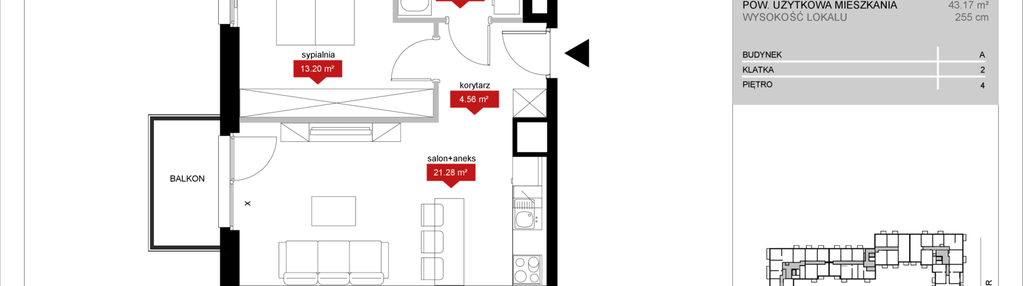 Mieszkanie w inwestycji: Atrium - Nowy Szczepin