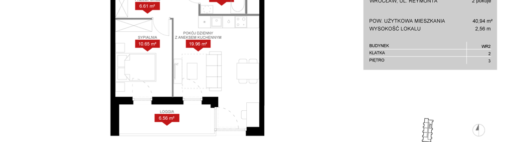 Mieszkanie w inwestycji: Przystań Reymonta