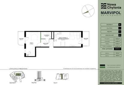 Mieszkanie w inwestycji: Nowa Chylonia