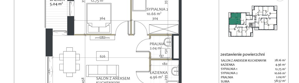 Mieszkanie w inwestycji: Sosnovia
