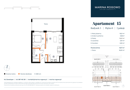 Mieszkanie w inwestycji: Apartamenty Marina Rogowo