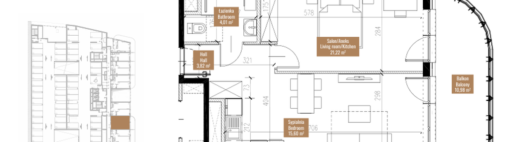 Mieszkanie w inwestycji: Quorum Apartments