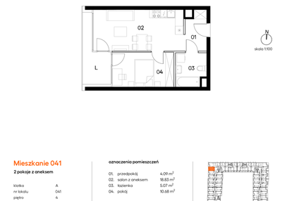 Mieszkanie w inwestycji: Miasto Polskich Mistrzów Olimpijskich