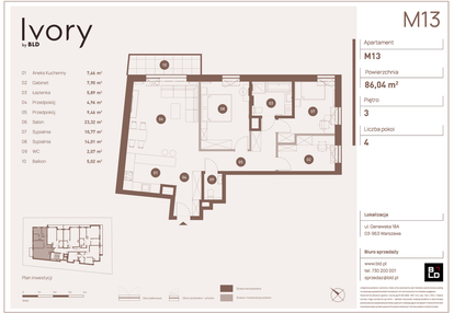 Mieszkanie w inwestycji: Ivory