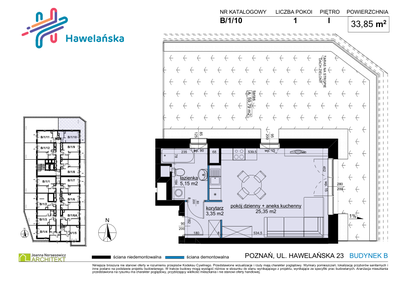 Mieszkanie w inwestycji: Osiedle Hawelańska etap III - bud. B