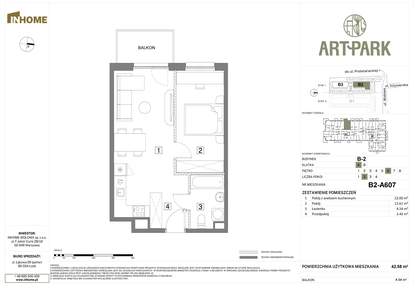 Mieszkanie w inwestycji: Inhome Osiedle ArtPark etap I