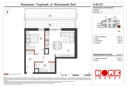 Mieszkanie w inwestycji: Warszawski Świt etap VII