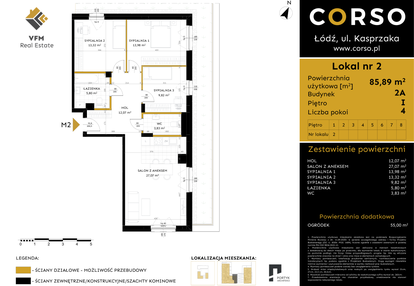 Mieszkanie w inwestycji: Corso etap 2