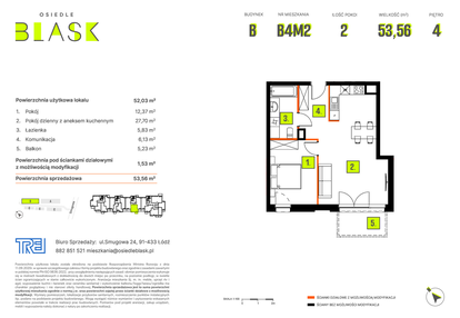 Mieszkanie w inwestycji: Osiedle BLASK - Etap I