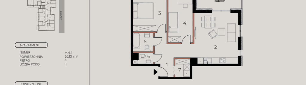 Mieszkanie w inwestycji: Lipowa 43