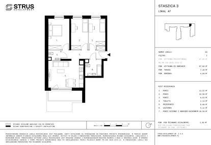 Mieszkanie w inwestycji: Staszica 3