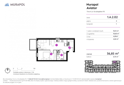 Mieszkanie w inwestycji: Murapol Aviator