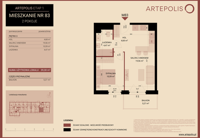 Mieszkanie w inwestycji: Artepolis