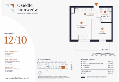 Mieszkanie w inwestycji: Osiedle Latawców
