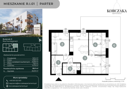 Mieszkanie w inwestycji: Korczaka Apartamenty