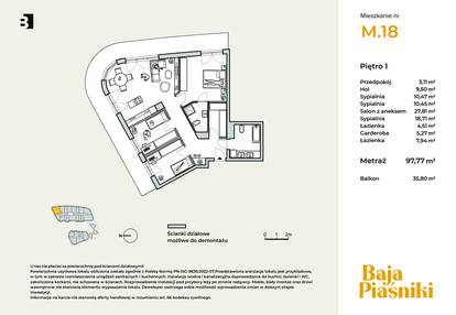 Mieszkanie w inwestycji: Baja Piaśniki