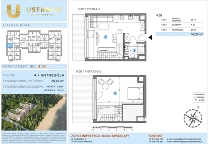Mieszkanie w inwestycji: Ustronie Luxury Apartments