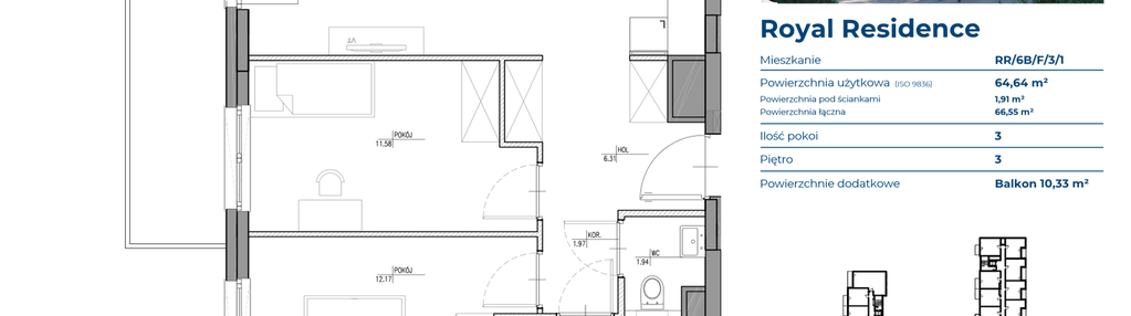 Mieszkanie w inwestycji: Royal Residence 6B