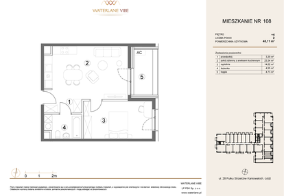 Mieszkanie w inwestycji: Waterlane Vibe