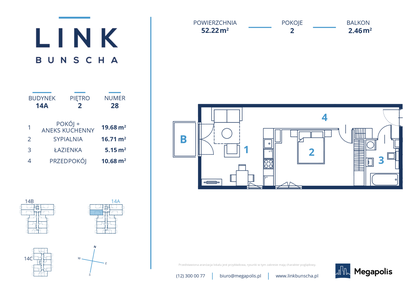 Mieszkanie w inwestycji: LINK BUNSCHA