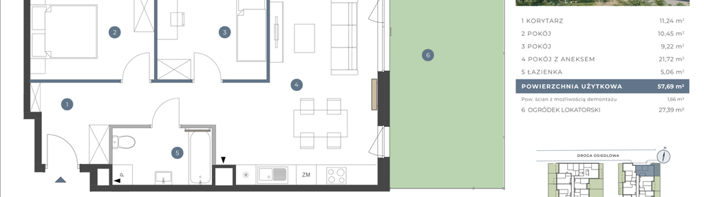 Mieszkanie w inwestycji: Astelia Park etap 1A i 3