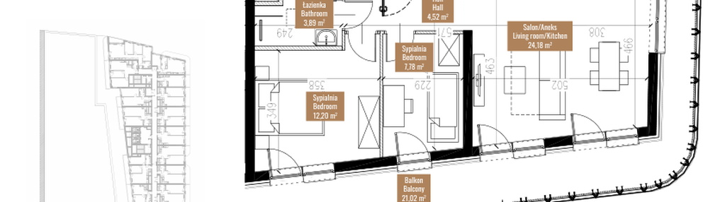 Mieszkanie w inwestycji: Quorum Apartments