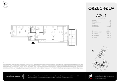 Mieszkanie w inwestycji: Orzechowa 2