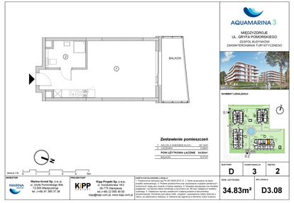 Mieszkanie w inwestycji: Aquamarina 3