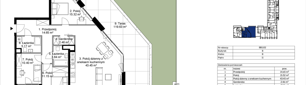 Mieszkanie w inwestycji: Awangarda Mogilska