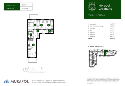 Mieszkanie w inwestycji: Murapol GreenCity bud. 2