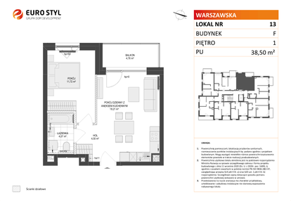 Mieszkanie w inwestycji: Osiedle Warszawska