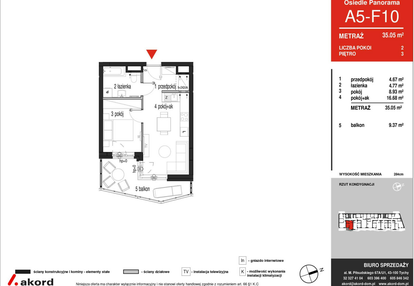 Mieszkanie w inwestycji: Panorama A5