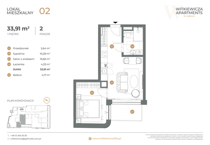Mieszkanie w inwestycji: Witkiewicza Apartments