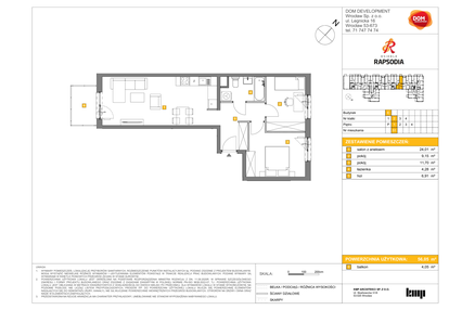 Mieszkanie w inwestycji: Osiedle Rapsodia etap 3