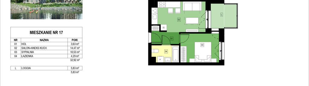 Mieszkanie w inwestycji: Panorama Kwiatkowskiego River