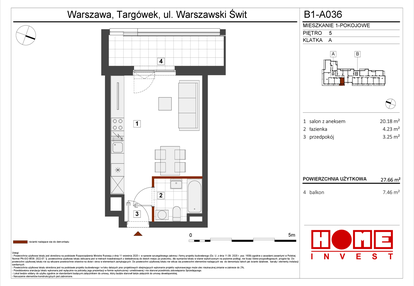 Mieszkanie w inwestycji: Warszawski Świt etap VIII