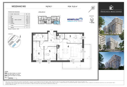 Mieszkanie w inwestycji: Dzielnica Kielczanka etap II