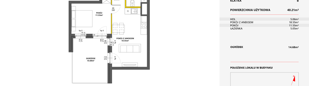Mieszkanie w inwestycji: Metro Art 13
